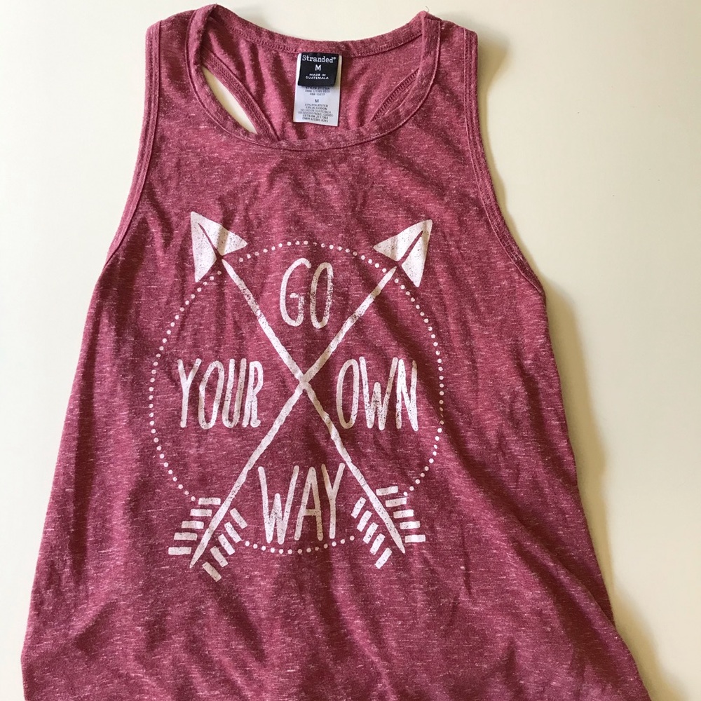 Go your own way tank top